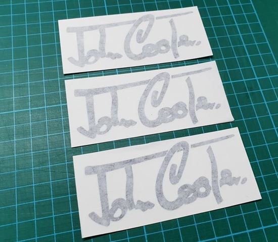 John Cooper Decals / Stickers