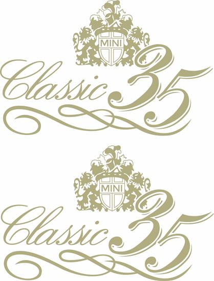 Mini Classic 35 replacement Decals / Stickers