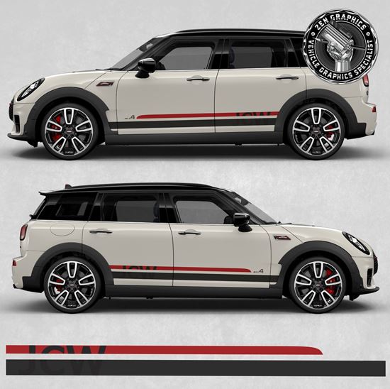 Mini Clubamn JCW F54 side Stripes