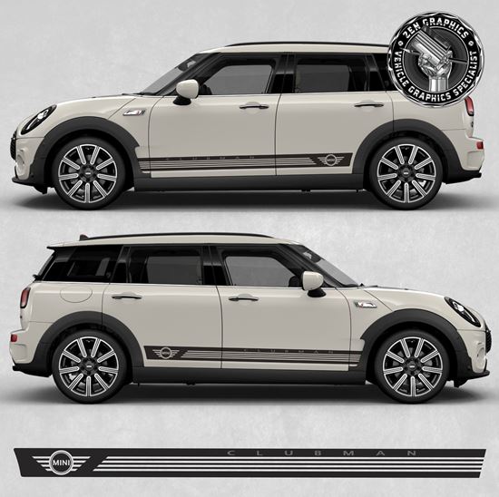 Mini Clubman F54 side Stripes