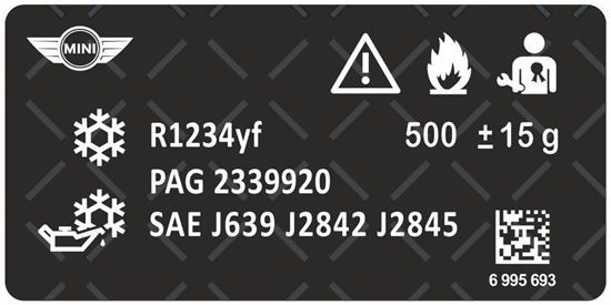 Mini F Series 2018-23 Coolant Label / Sticker