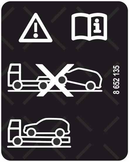 Mini F Series Recovery Label / Sticker