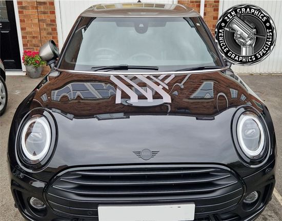 Mini F54 Clubman Shadow Edition Bonnet Decal / Sticker