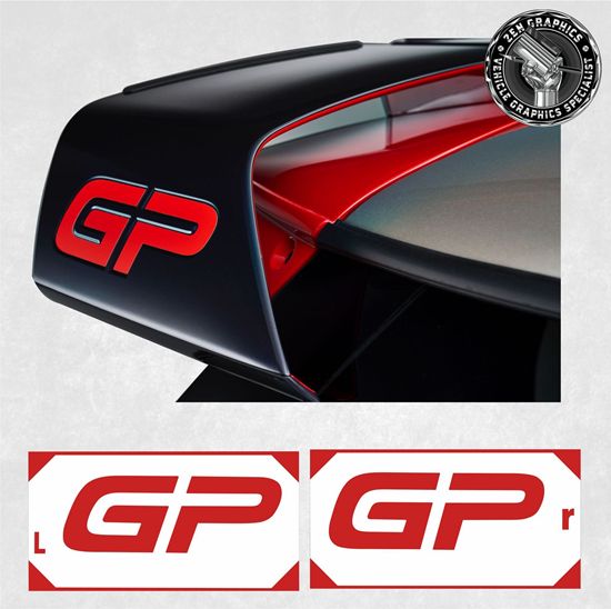 Mini F56 GP3 rear Wing  overlay Decals