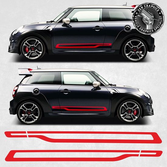 Mini F56 GP3 side Stripes / Stickers