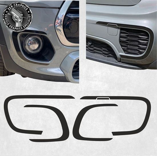 Mini F56 LCi Dual Sport Stripes and Bumper Accents