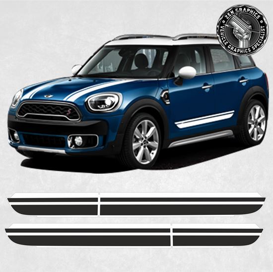 Mini F60 Countryman Cooper / S side Stripes