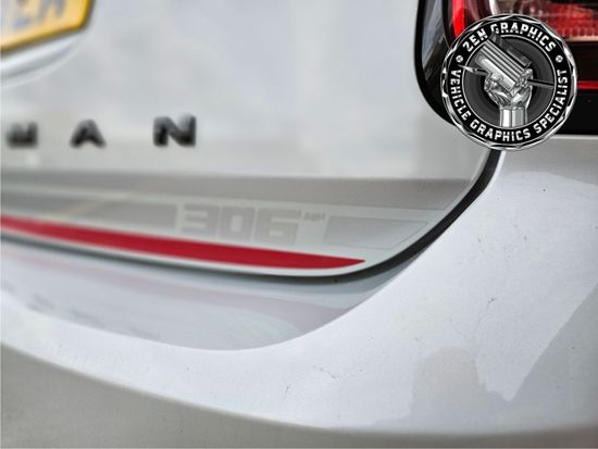 Mini F60 Countryman JCW 306 HP rear Hatch Lid Stripes
