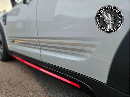 Mini F60 Countryman JCW 306 HP side Stripes