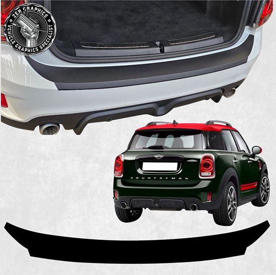 Mini F60 Countryman rear Bumper Protector Vinyl