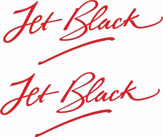 Mini Jet Black replacement side Decals / Stickers