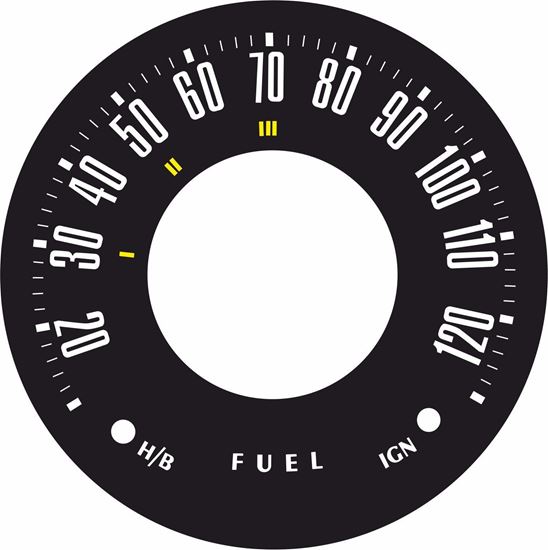 Mini MK1 Cooper S Speedo refurb overlay Decal / Sticker