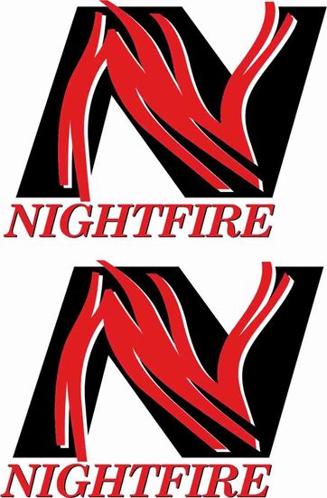 Mini Nightfire replacement side Decals / Stickers