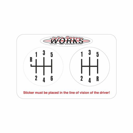 R50 / R52 / R53 JCW Carbon Fibre Gear Knob Decals / Stickers