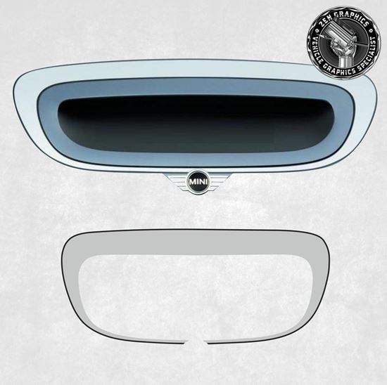 Mini R52 / R53 GP / Cooper S Bonnet Scoop Surround Decal / Sticker