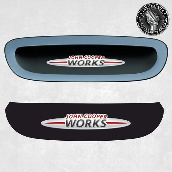 Mini R52 / R53 JCW Bonnet Scoop Decal / Sticker