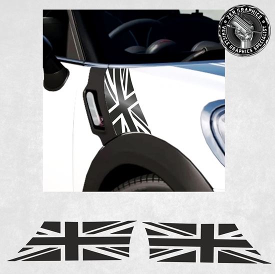 Mini R60 Countryman & R61 Paceman Bonnet Union Jack Decals / Stickers