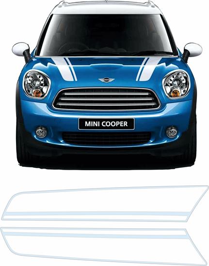 Mini R60 Countryman Bonnet Stripes