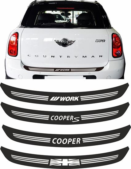 MINI R60 countryman rear Bumper  Vinyl / sticker