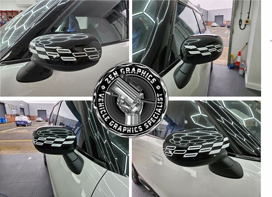 Mini U25 Countryman  Wing Mirror Decals