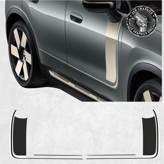 Mini U25 Countryman Favoured side Stripes / Stickers