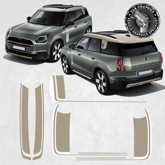 Mini U25 Countryman full Favoured replica Colour Graphics kit