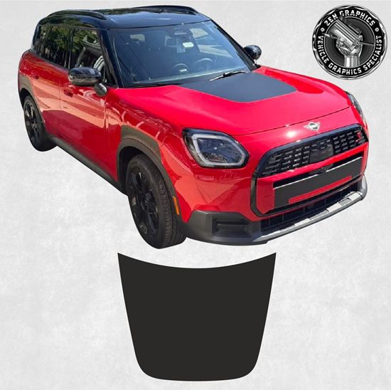 Mini U25 Countryman Heritage Bonnet Decal / Vinyl