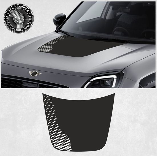 Mini U25 Countryman JCW Bonnet Decal / Vinyl