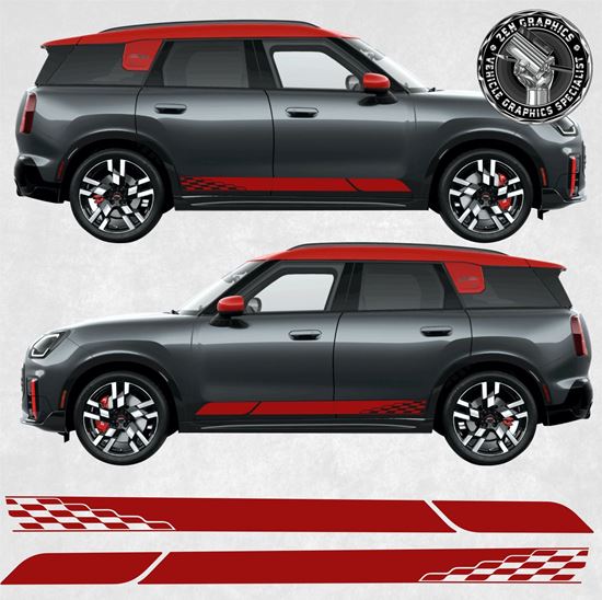 Mini U25 Countryman Sport side Stripes / Stickers